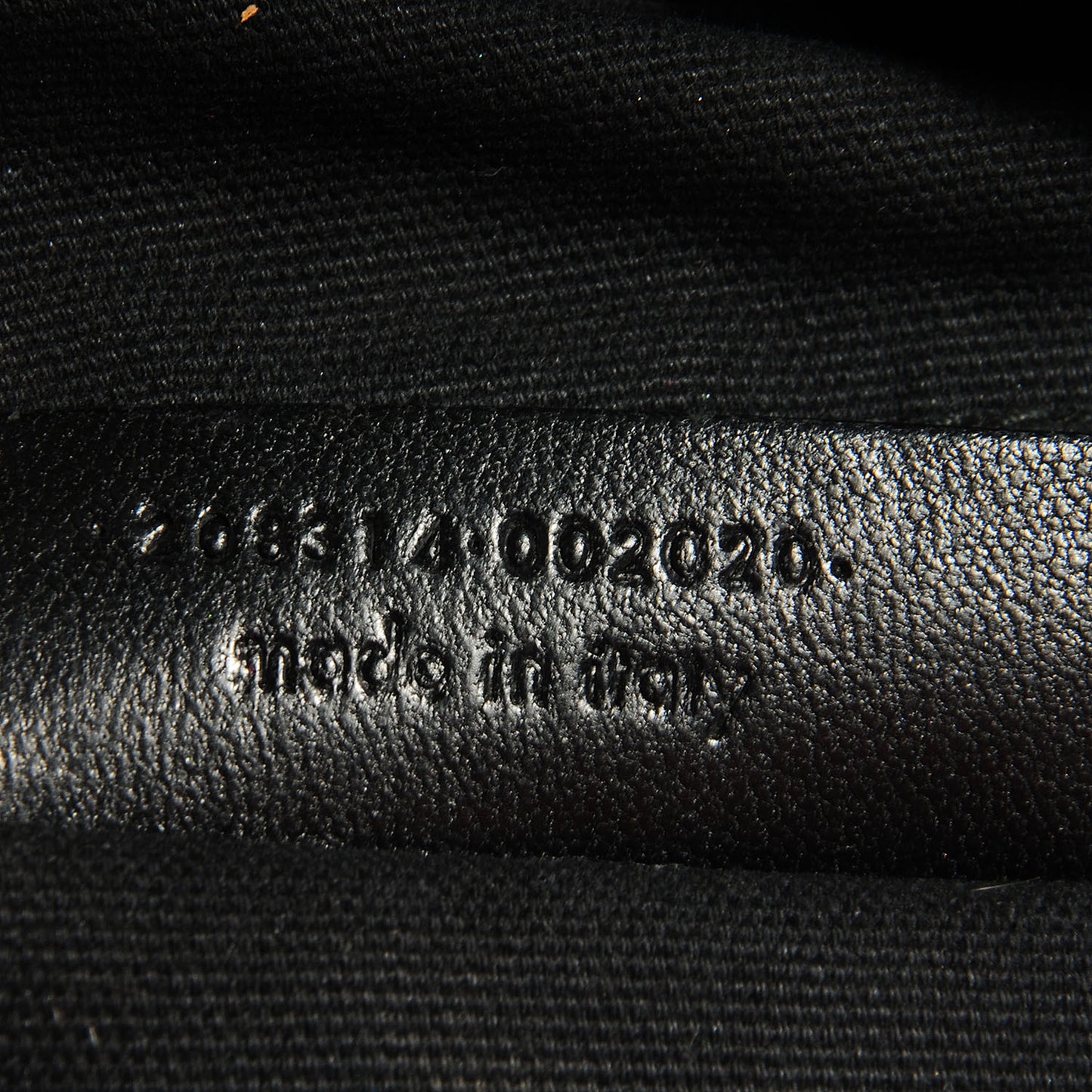 Calfskin Patent Medium Easy Sac Black