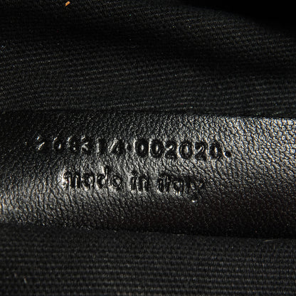 Saint Laurent Calfskin Patent Medium Easy Sac Black 9 of 9