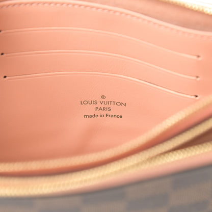 Louis Vuitton Damier Ebene Double Zip Pochette 7 of 12