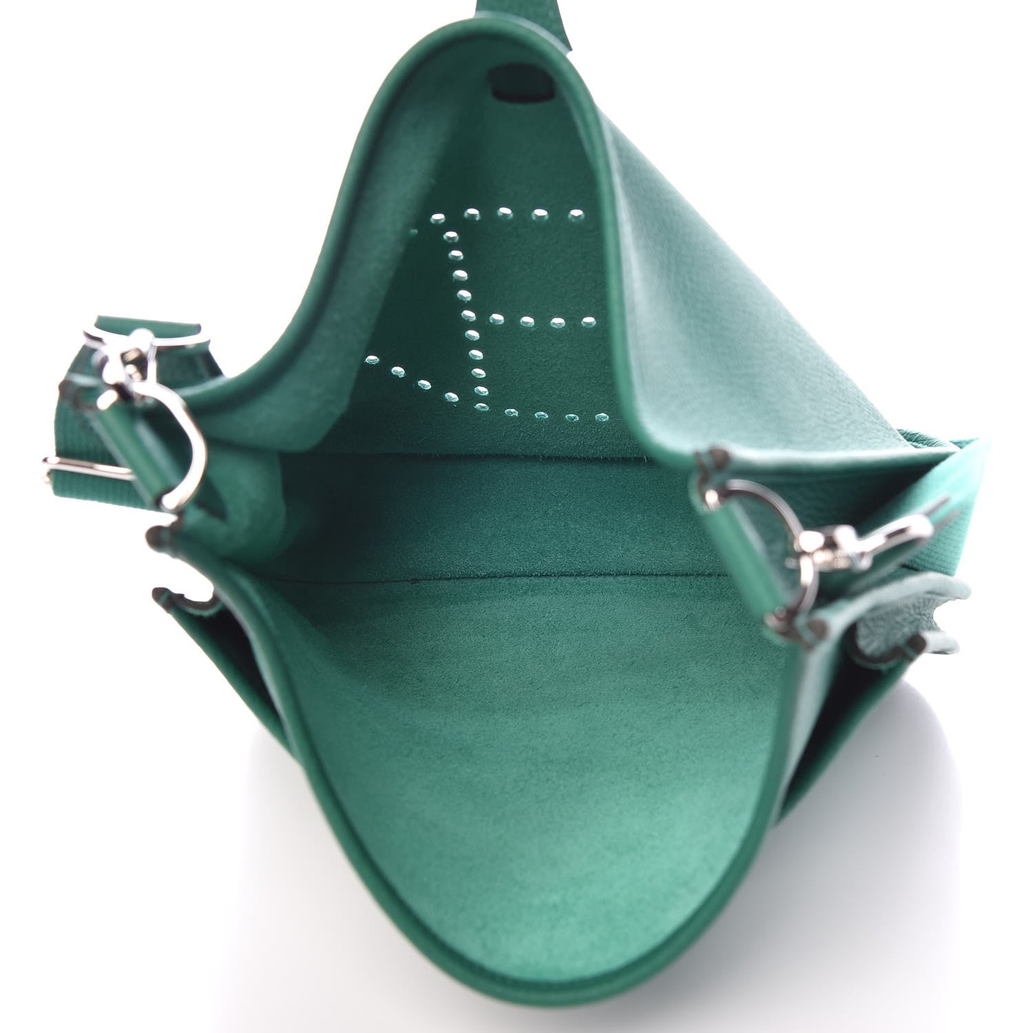 Hermes Taurillon Clemence Evelyne III PM Vert Vertigo 5 of 8