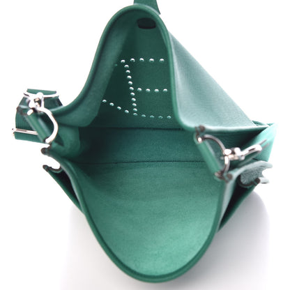 Hermes Taurillon Clemence Evelyne III PM Vert Vertigo 5 of 8