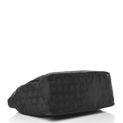 Chanel Nylon Large Travel Tote Black 4 of 16