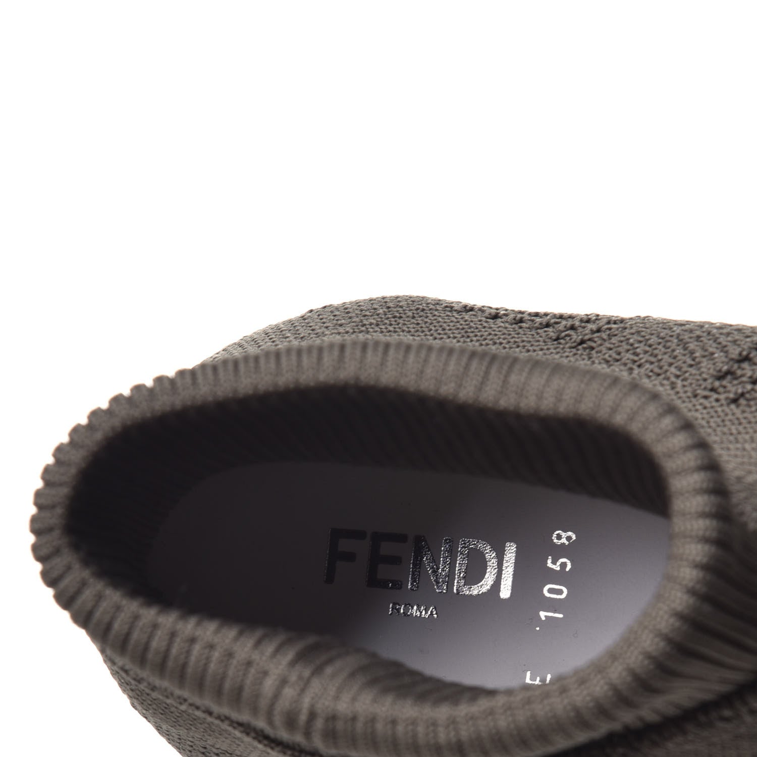 Fendi Stretch Knit High Top Coste 2 Sock Sneakers 9 8 of 9