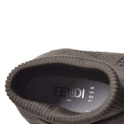 Fendi Stretch Knit High Top Coste 2 Sock Sneakers 9 8 of 9