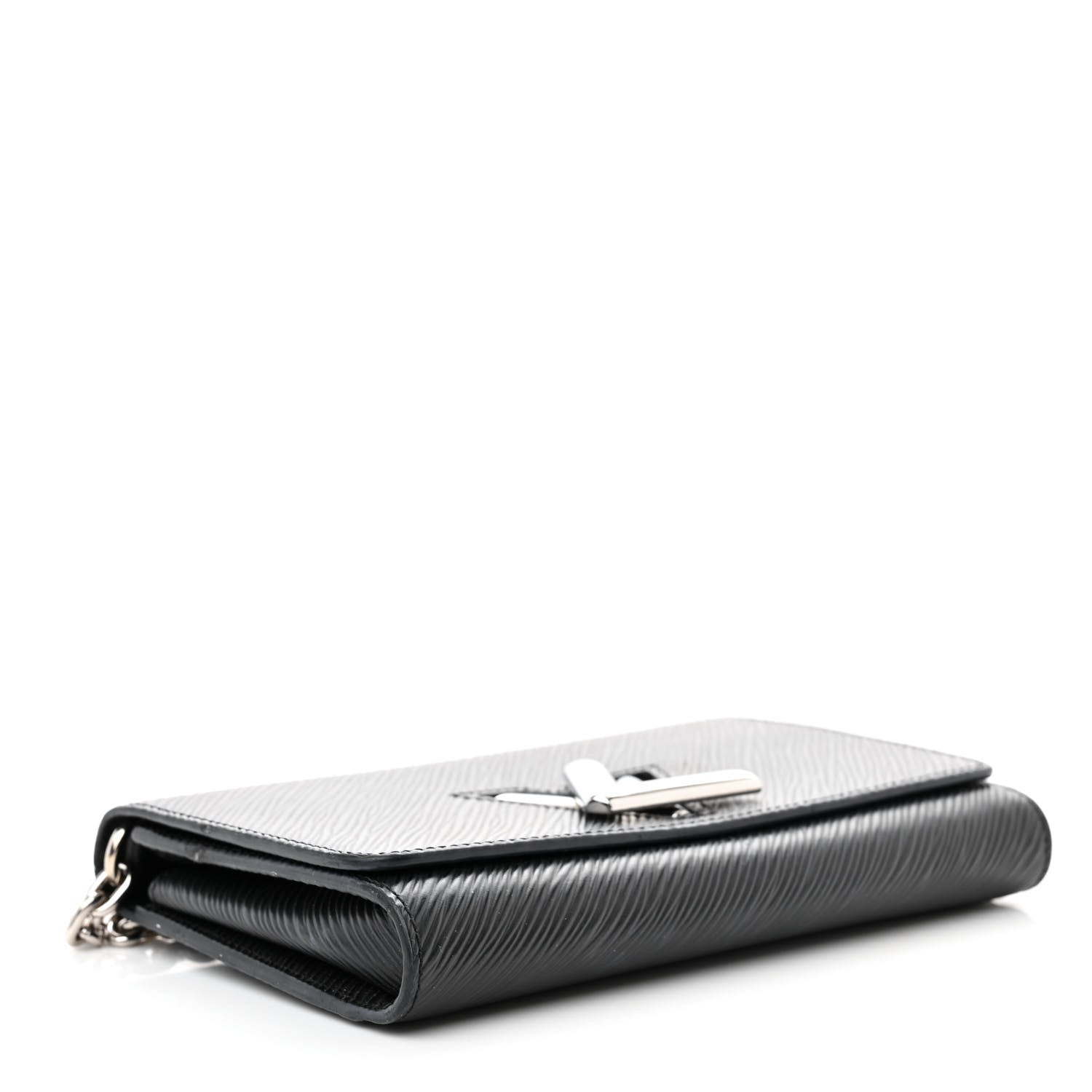 Louis Vuitton Epi Twist Chain Wallet Black 4 of 11