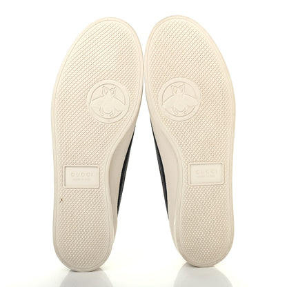Gucci Calfskin Mens Web Falacer Sneakers 12 White Blue 4 of 4