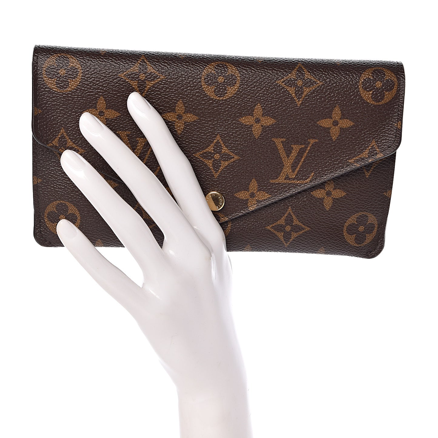 Monogram Jeanne Wallet Rose Ballerine