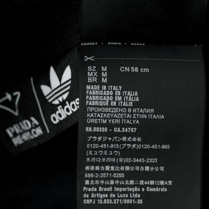 Prada X ADIDAS Re-Nylon Triangle Bucket Hat M Black 10 of 11