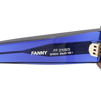 Fendi Cat Eye Fanny Sunglasses FF 0105/S Blue Multicolor 5 of 7