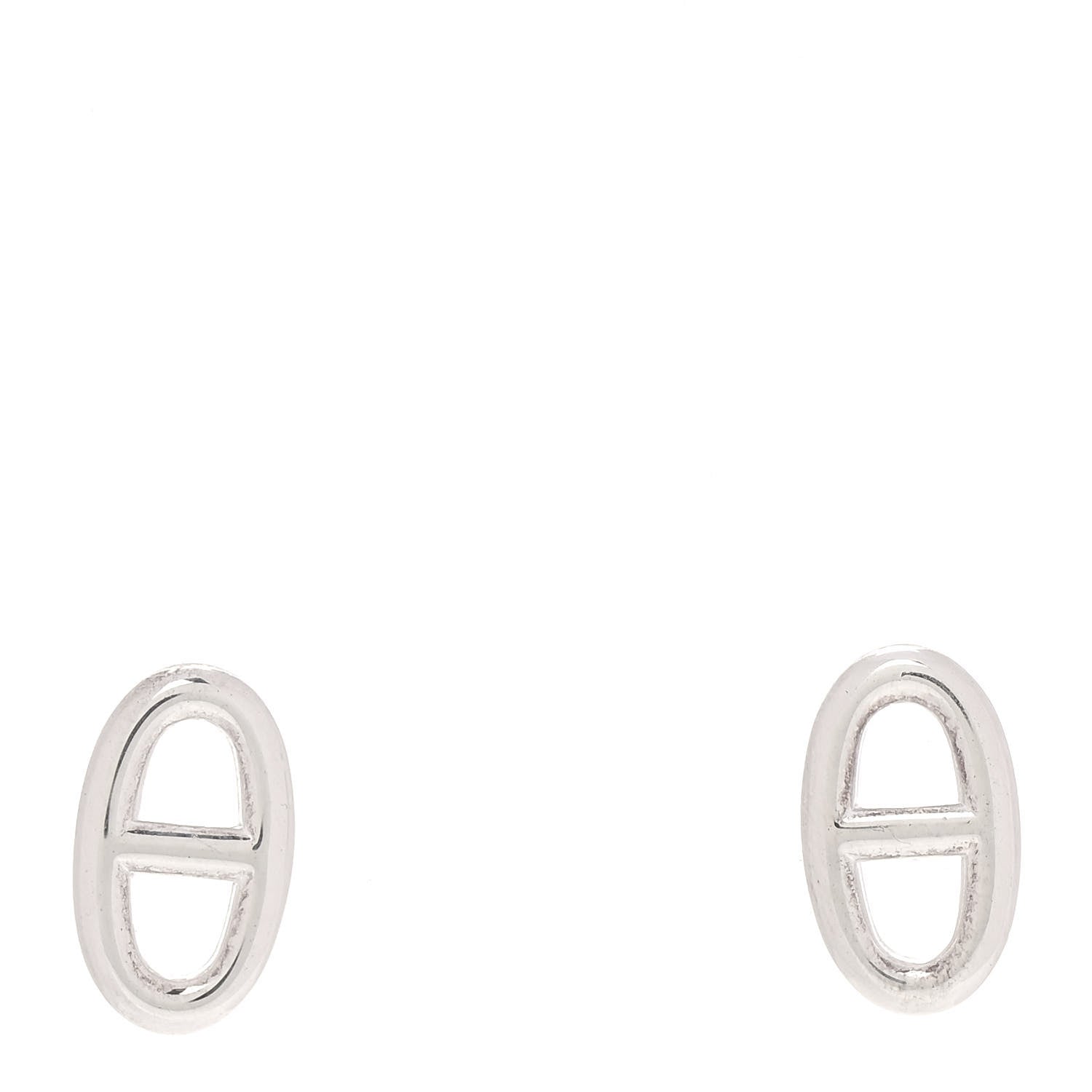 Hermes Sterling Silver TPM Farandole Earrings 1 of 8