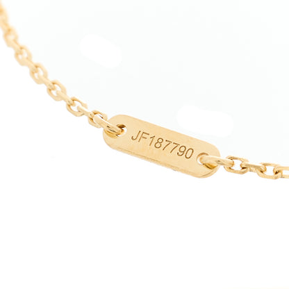 Van Cleef & Arpels 18K Yellow Gold Mother of Pearl Sweet Alhambra Butterfly Bracelet 3 of 6