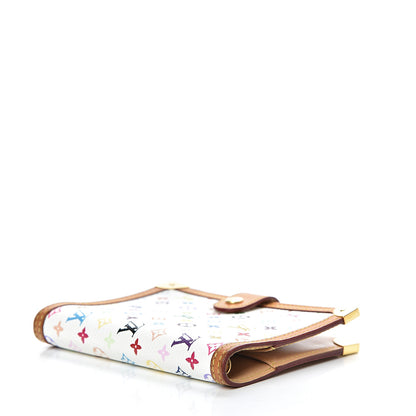 Louis Vuitton Monogram Multicolor Small Ring Agenda Cover White 3 of 14