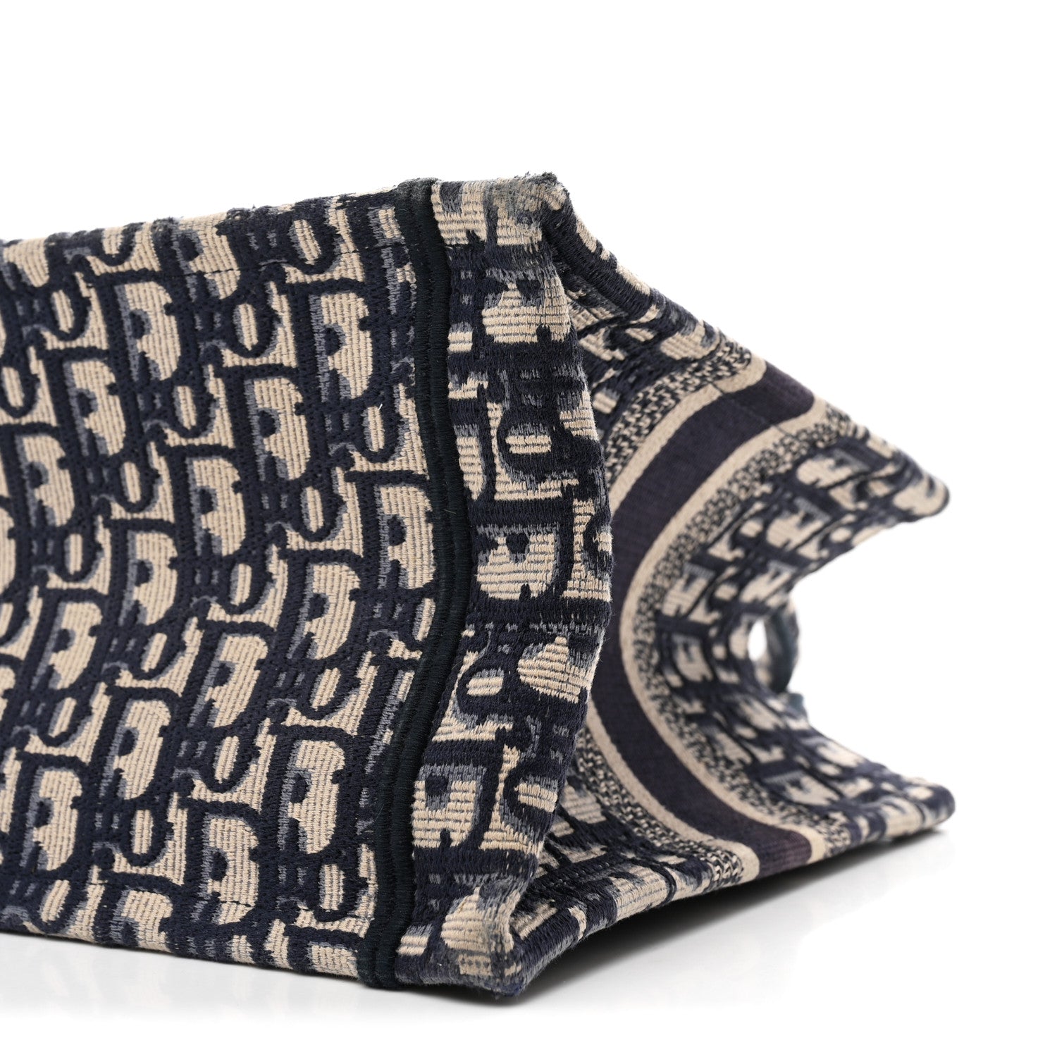 Christian Dior Oblique Small Book Tote Blue Multicolor 1875471