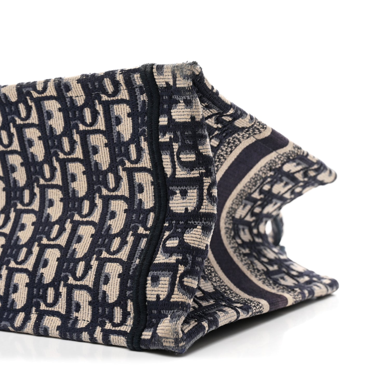 Oblique Small Book Tote Blue Multicolor