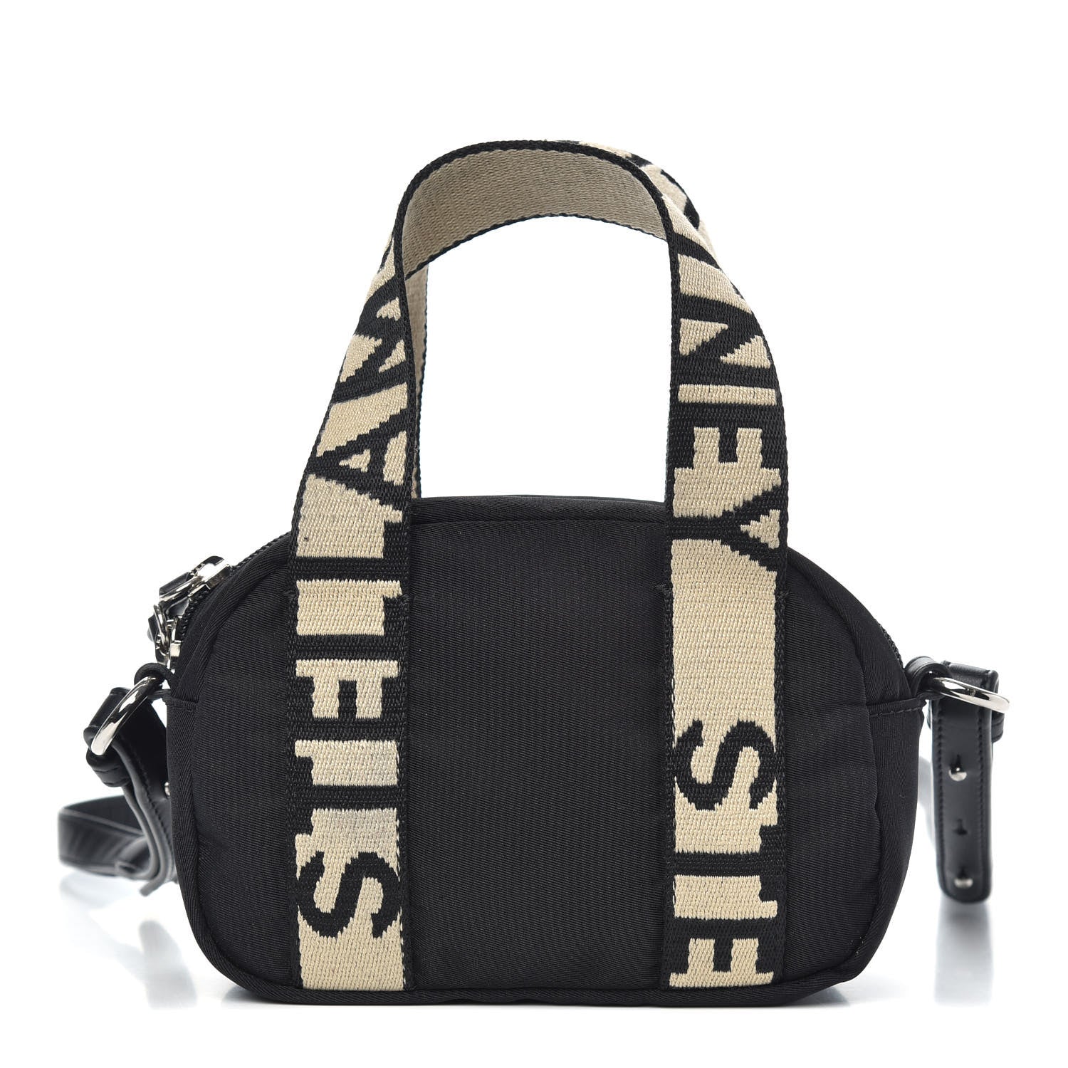 Stella McCartney Eco Nylon Mini Boston Crossbody Bag Black 1 of 9