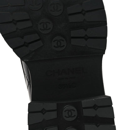 Chanel Calfskin Quilted CC Mocassin Loafers 36.5 Black 7 of 10