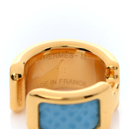 Hermes Epsom Olympe Ear Cuff PM Celeste 3 of 4