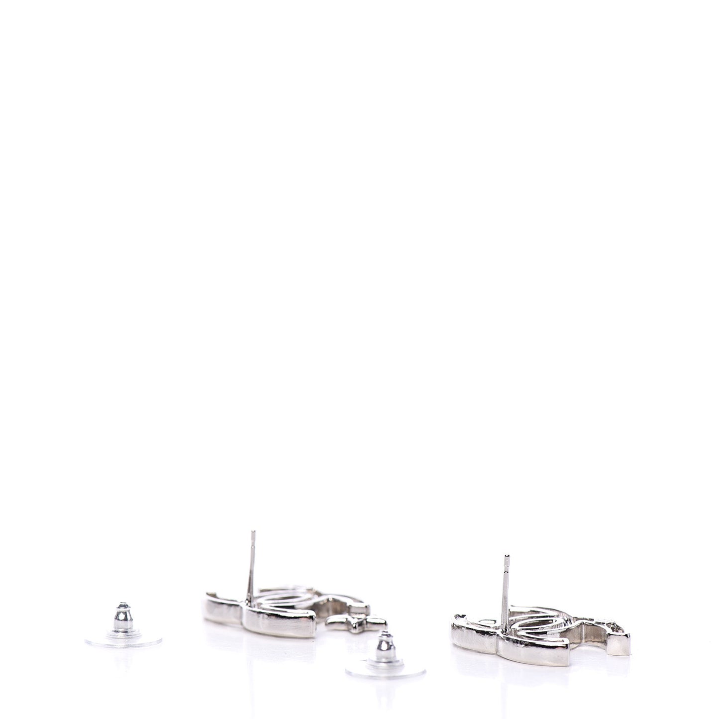 Crystal CC Starfall Earrings Silver