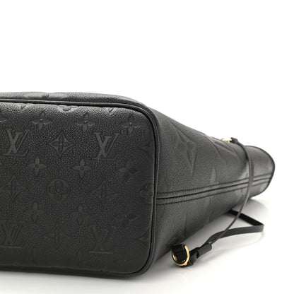 Louis Vuitton Empreinte Monogram Giant Neverfull MM Black 7 of 11