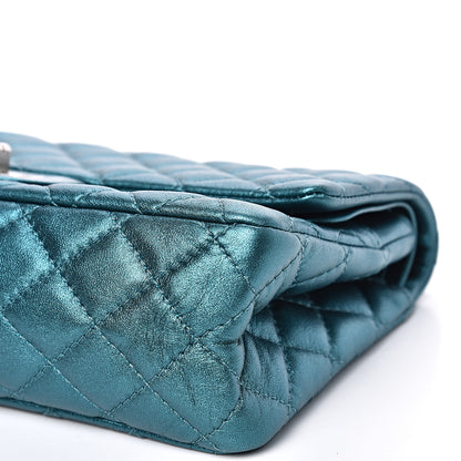 Chanel Metallic Calfskin 2.55 Reissue 225 Flap Turquoise 8 of 14