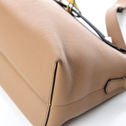 Fendi Vitello Dolce 4 Color Medium By The Way Boston Bag Sand Grano Multicolor 10 of 14