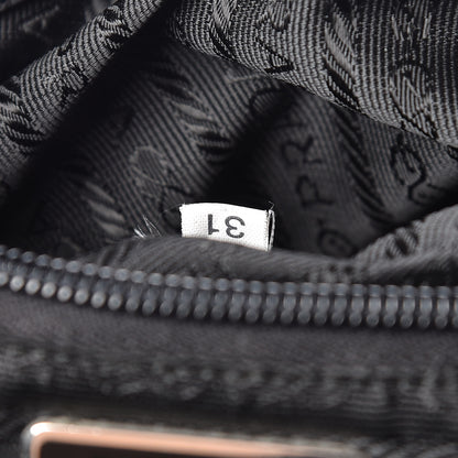 Prada Nylon Vela Medium Backpack Black 7 of 10