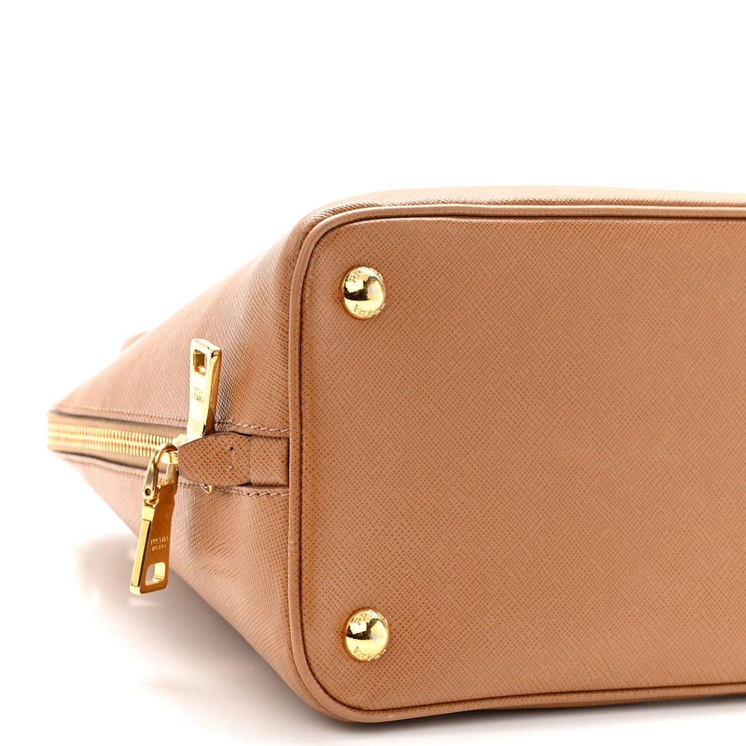 Prada Saffiano Lux Medium Promenade Tote Caramel 9 of 14