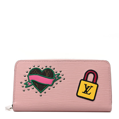 Louis Vuitton Epi LV Stories Zippy Wallet Rose Ballerine 1 of 7