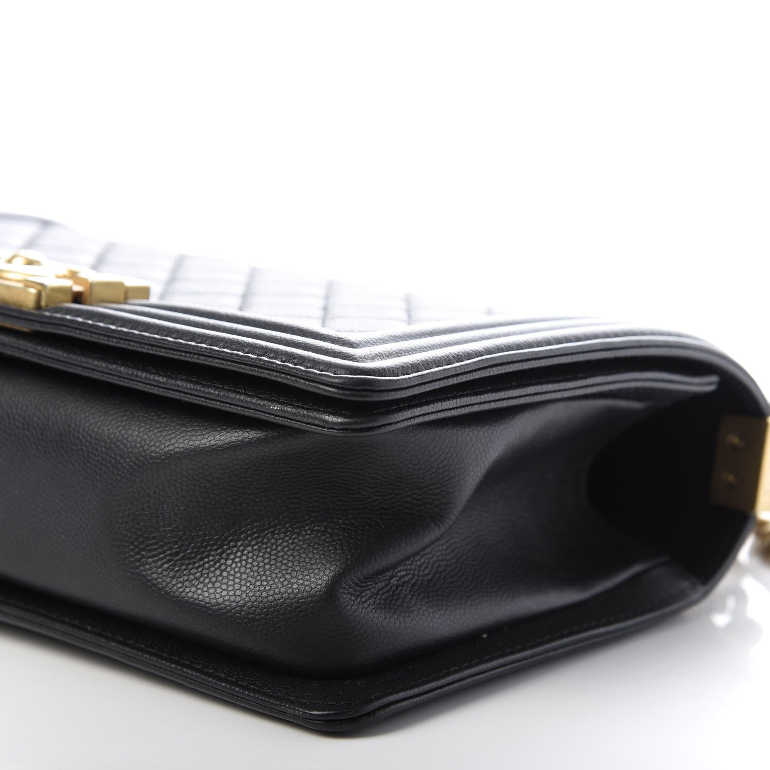 Chanel Caviar Quilted Medium Boy Flap Black 7 of 10