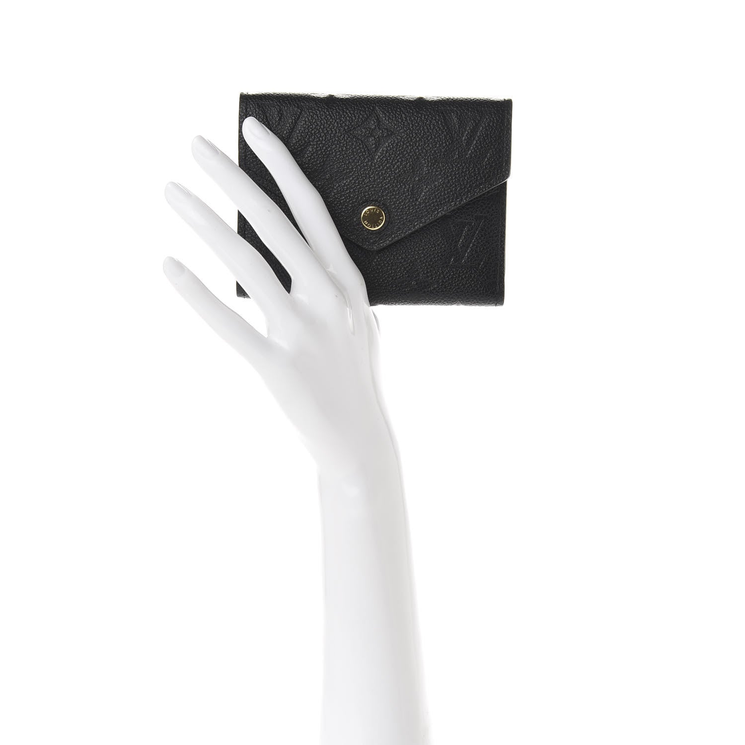 Louis Vuitton Empreinte Victorine Wallet Black 2 of 8