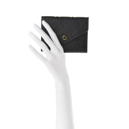 Louis Vuitton Empreinte Victorine Wallet Black 2 of 8
