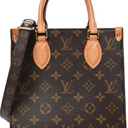 Louis Vuitton Monogram Sac Plat BB 7 of 13