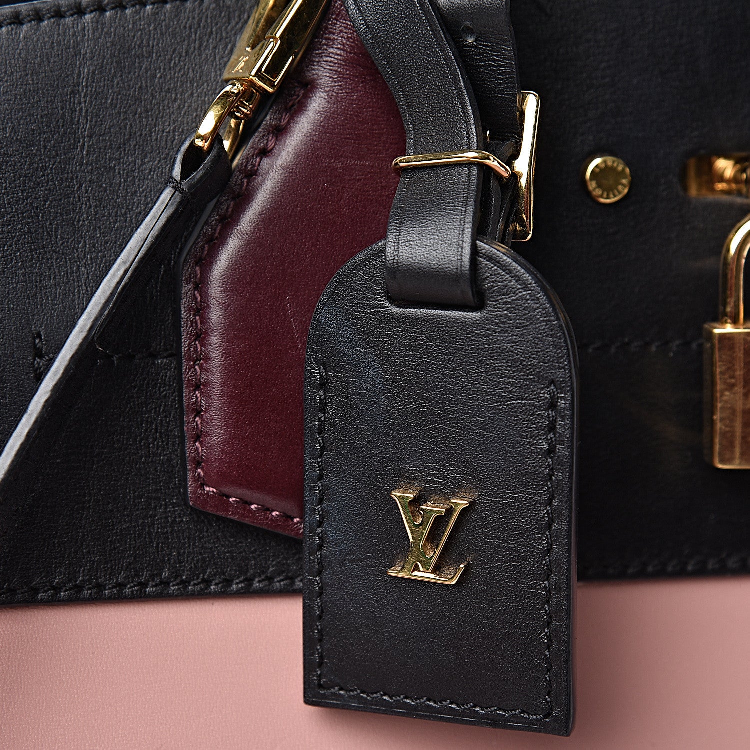 Louis Vuitton Calfskin City Steamer MM Magnolia Black 22 of 32