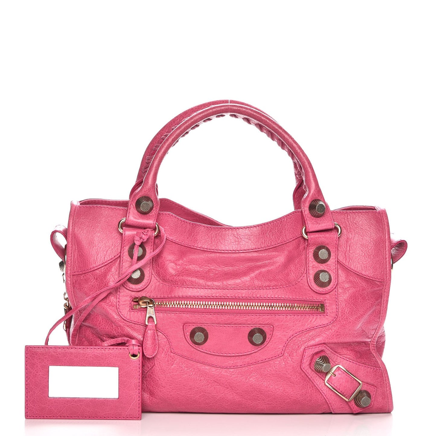 Agneau Giant 21 Rose Gold Hardware City Cyclamen Fucsia