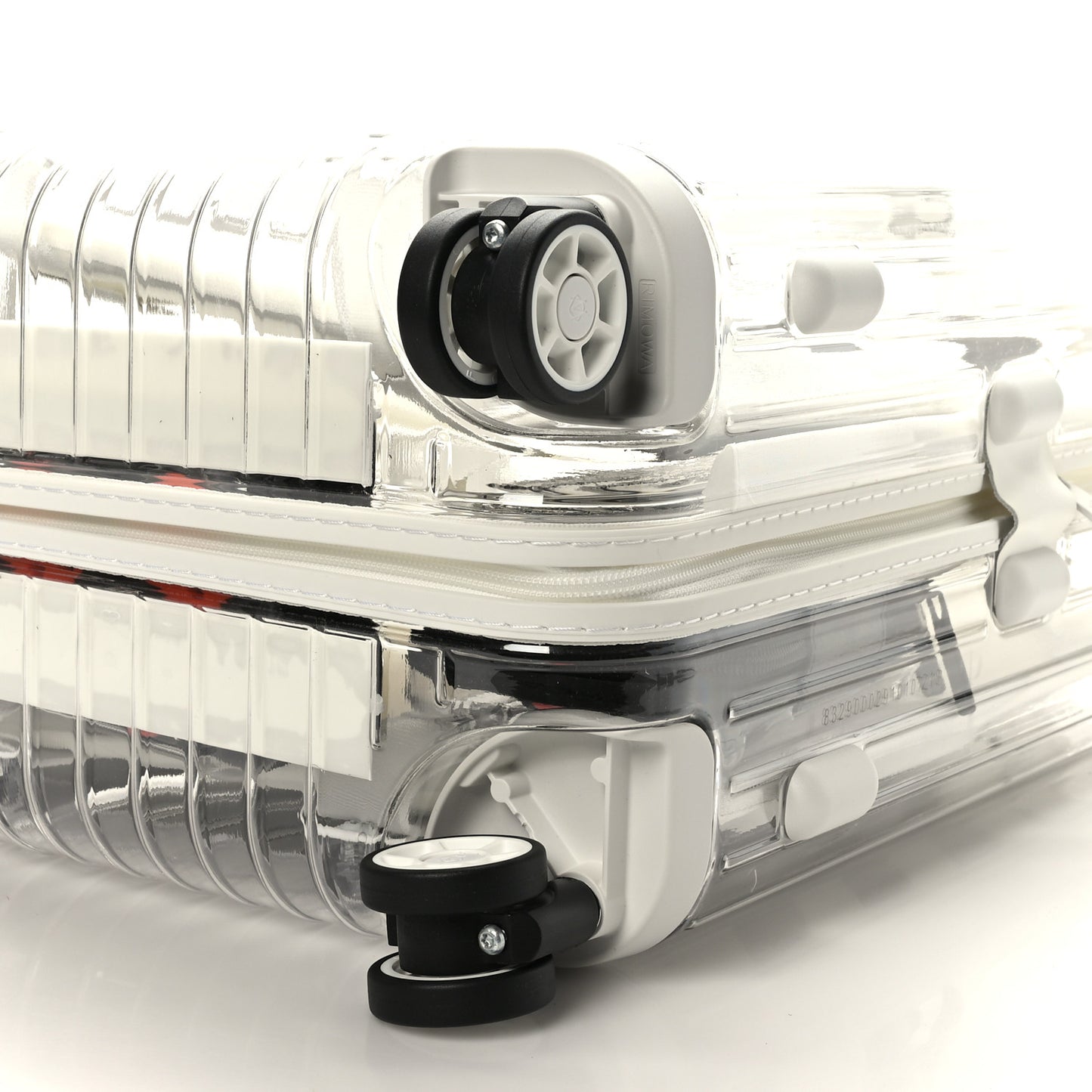 OFF-WHITE X RIMOWA Polycarbonate Luggage Transparent