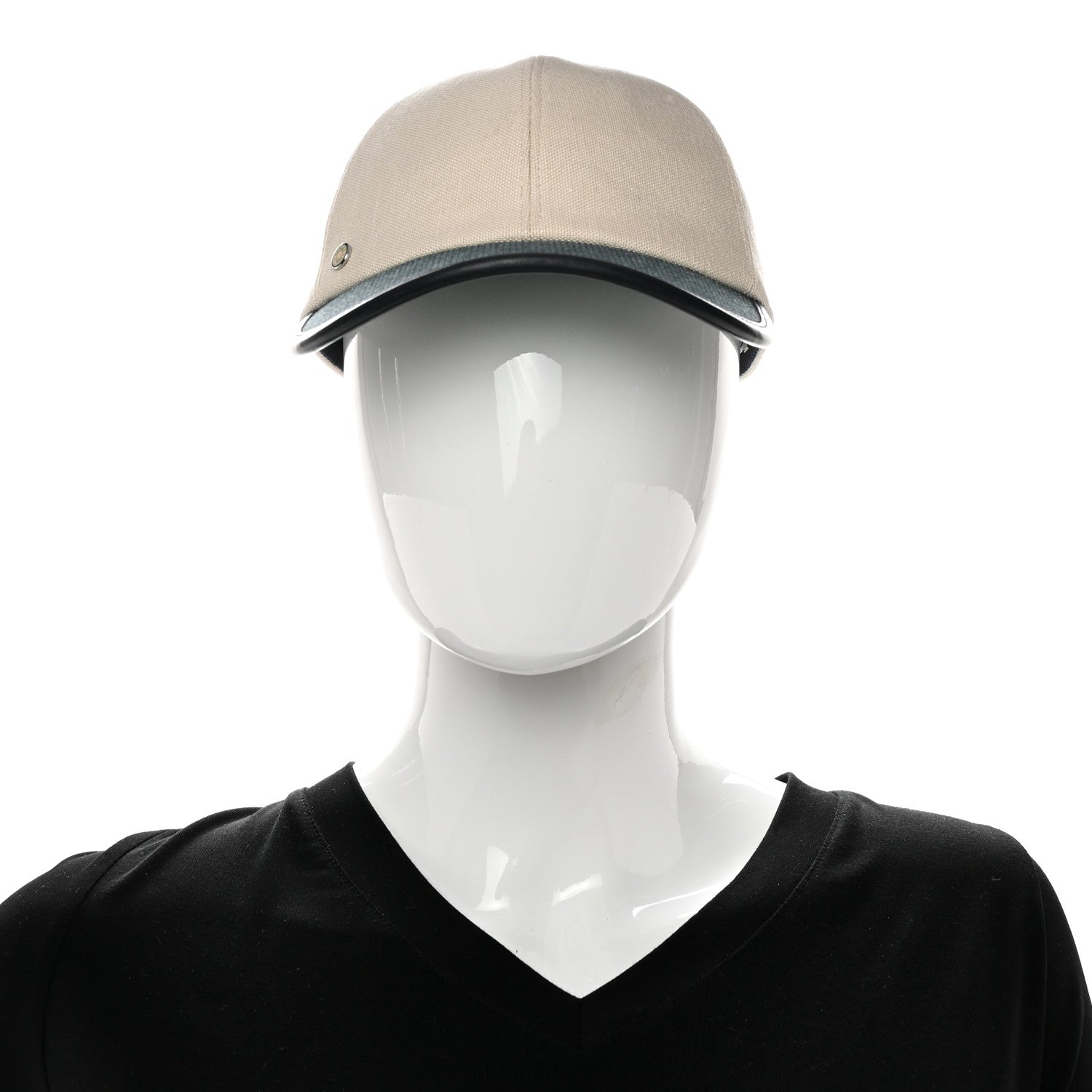 Hermes Cotton Tess Pop Cap 58 Ecru Marine 2 of 10