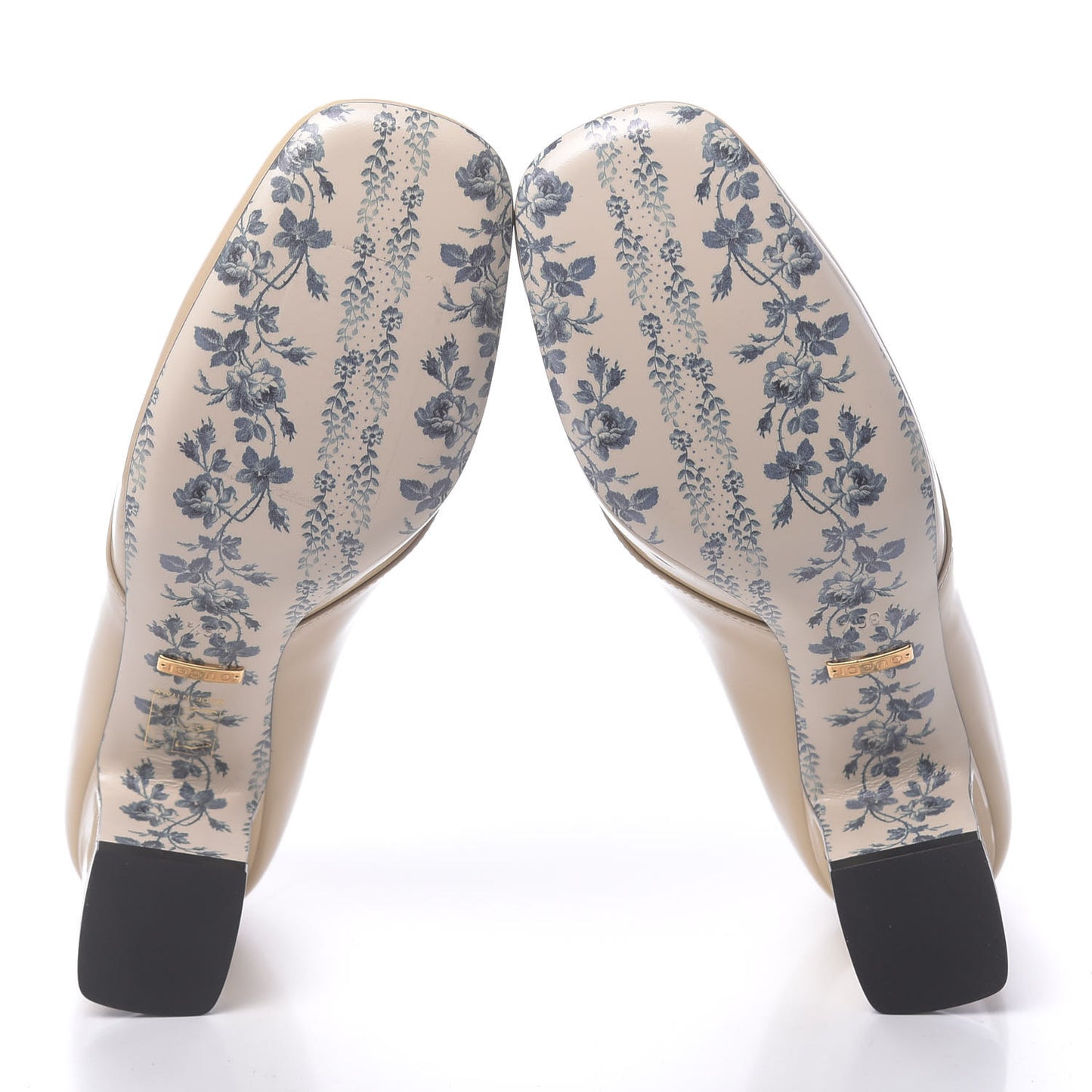 Vernice GG Victoire 55mm Loafer Pumps 36.5 Sand Storm