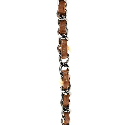 Chanel Lambskin Timeless CC Wallet On Chain WOC Light Brown 16 of 17