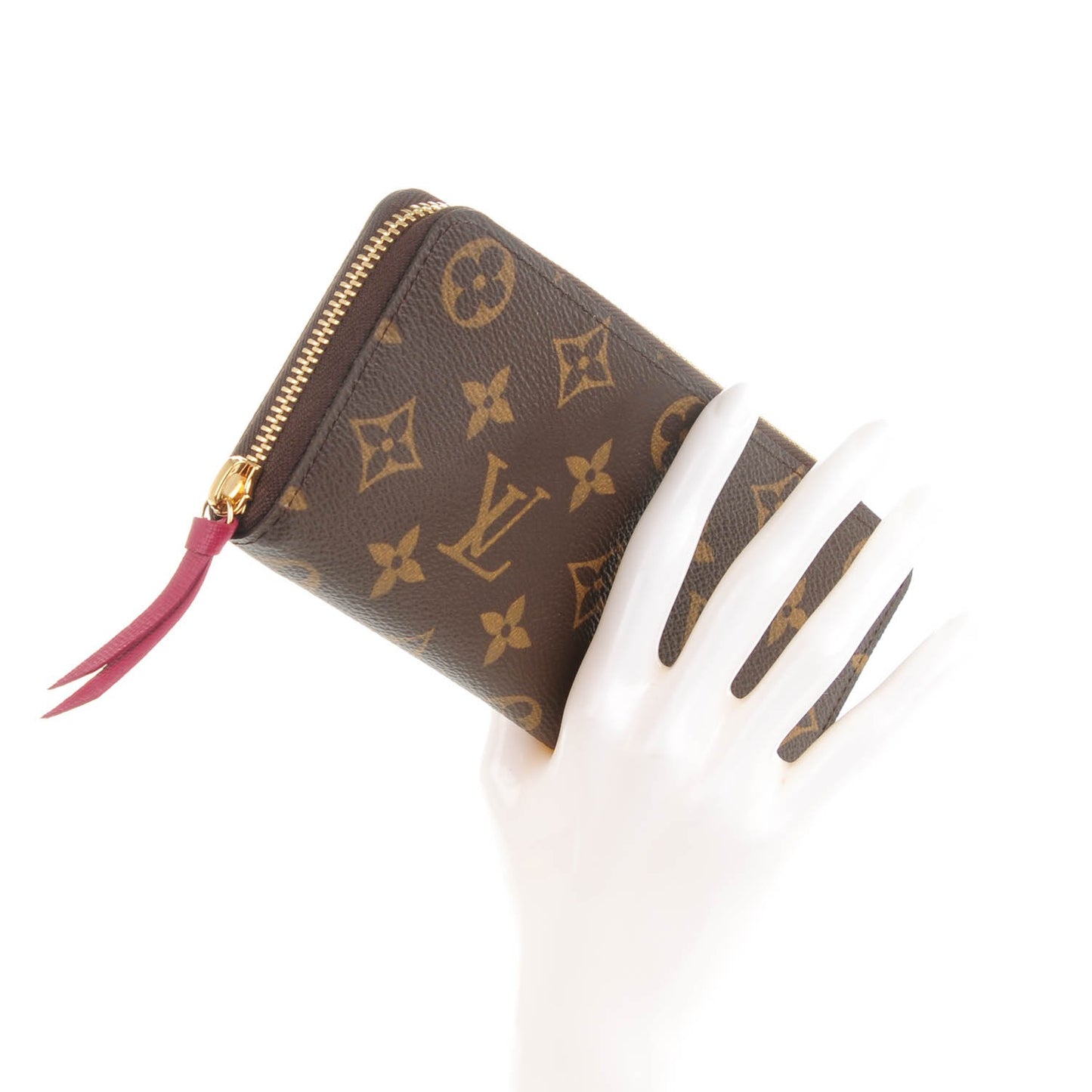 Monogram Clemence Wallet Fuchsia