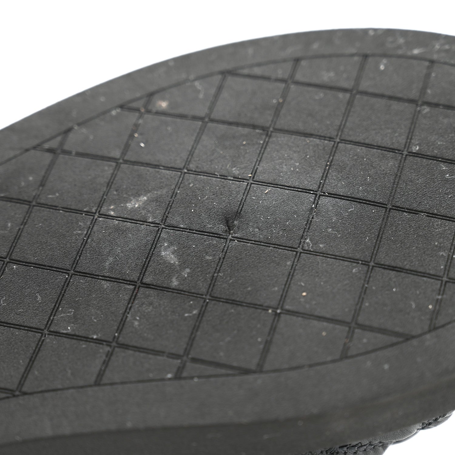 Chanel Lambskin Quilted Textured CC Mules Sandals 39 Black 10 of 12