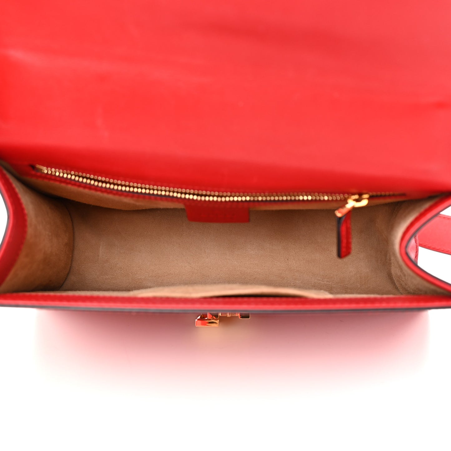 Calfskin Sylvie Top Handle Bag Hibiscus Red