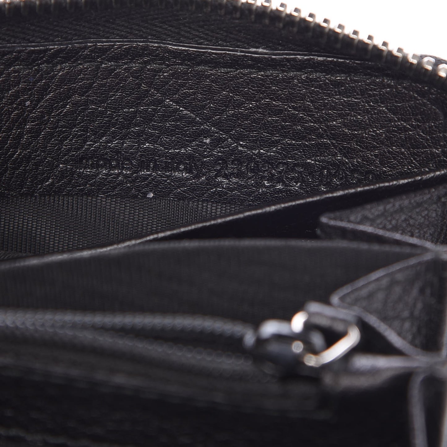 Calfskin Studded Belle de Jour Long Wallet Black