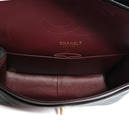 Chanel Caviar Quilted Jumbo Double Flap Black 6 of 9