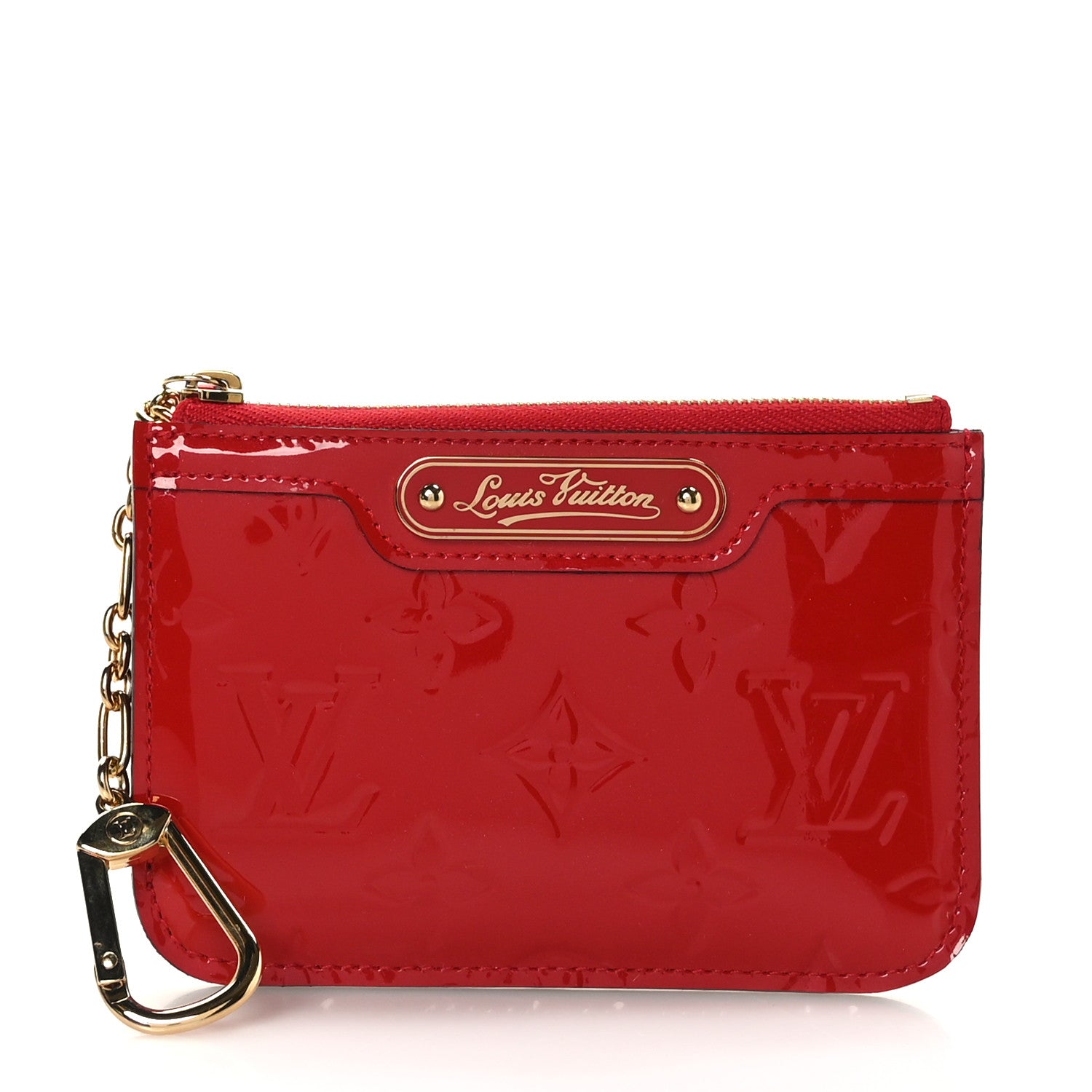Louis Vuitton Vernis Key Pouch Pomme D'Amour 1 of 6