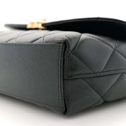 Chanel Shiny Caviar Quilted Small Flap Bag Black 10 of 12