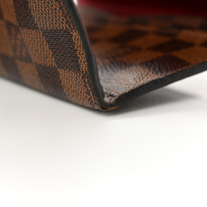 Louis Vuitton Damier Ebene Josephine Wallet Red 8 of 10
