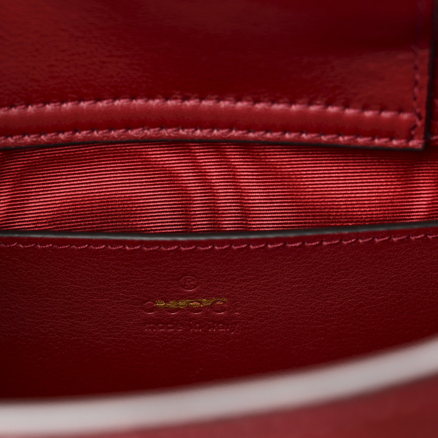 Gucci Moire Fabric Calfskin Rhinestone Monogram Monochrome Lizard Embossed Mini Diana Tote Bag Red 6 of 10