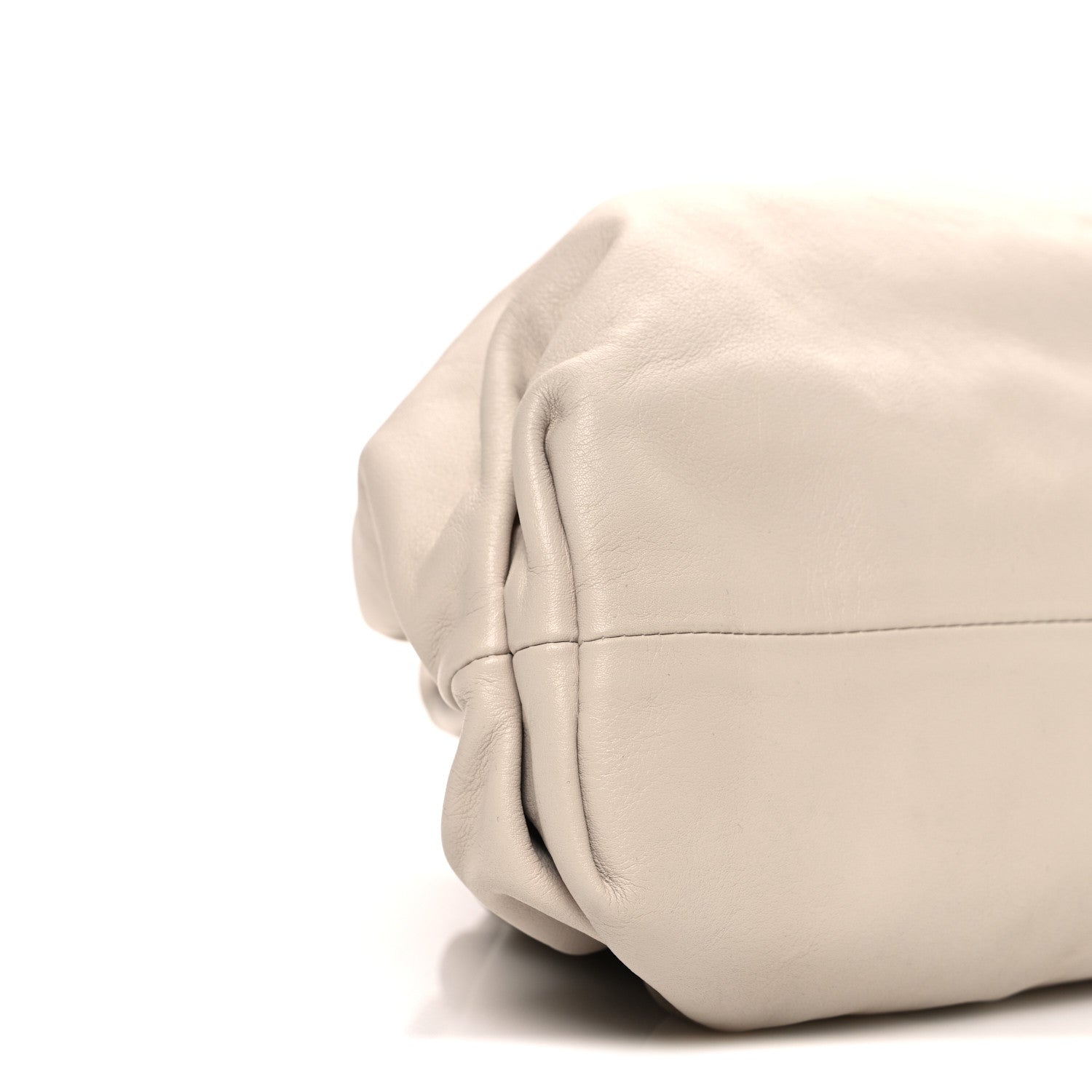 Bottega Veneta Smooth Butter Calf The Pouch Oversized Clutch Mist 10 of 11