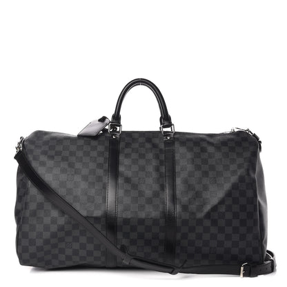 Louis Vuitton Damier Graphite Keepall Bandouliere 55 1 of 17