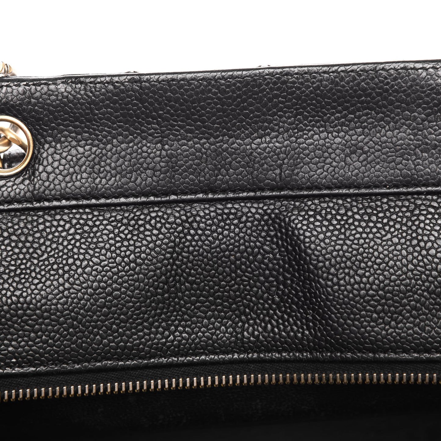 Caviar Quilted Petit Timeless Tote PTT Black